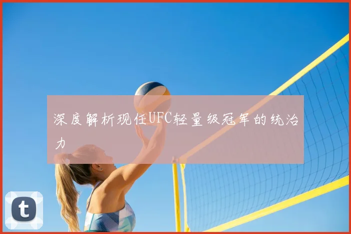 深度解析现任UFC轻量级冠军的统治力